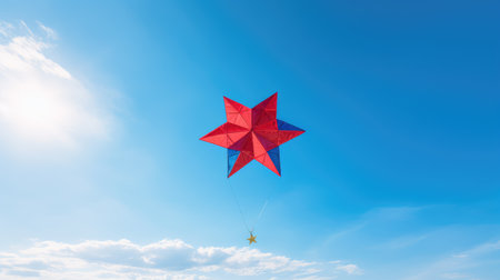 dynamic red blue starsの素材