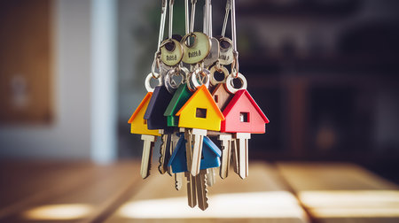 home house shaped keyの素材