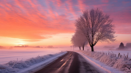 journey new year 2021 roadの素材