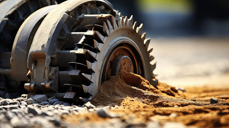 teeth road milling machineの素材