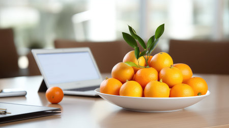 conference meeting orangeの素材