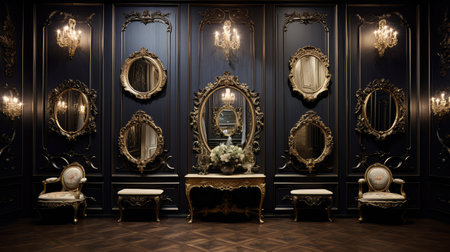 gilded luxury wallの素材