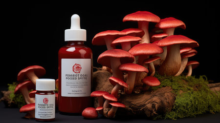 health red reishiの素材