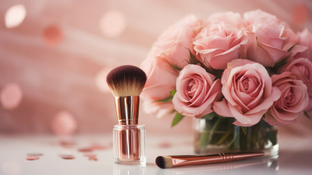 makeup rose gold brushの素材