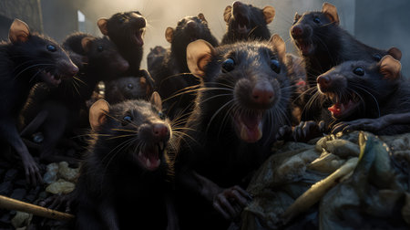 rodent black ratの素材