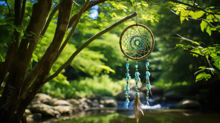 outdoor water color dream catcherの素材