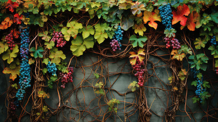 climbing vine wallの素材