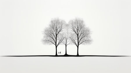 tree stylized treesの素材