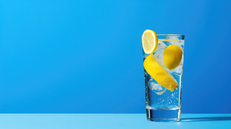 glass solid blue backgroundの素材