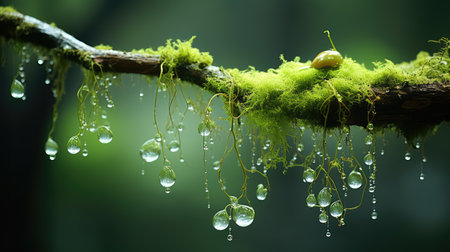 lichen tree mossの素材