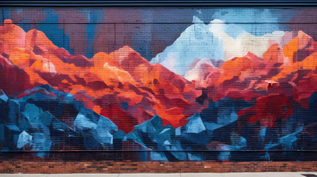 brick texture paint strokesの素材