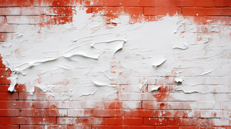 wall white paint strokeの素材