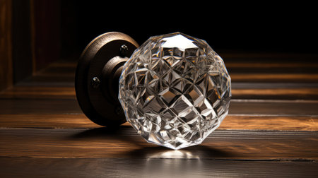 modern crystal door knobの素材