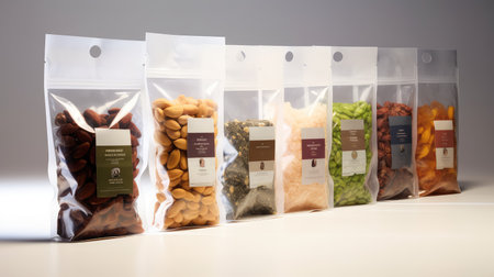 hanging clear bag packagingの素材