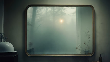 foggy glass mirrorの素材