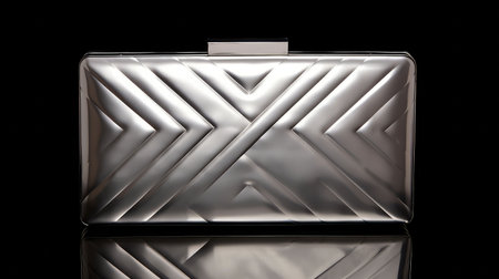 embossed clutch bagの素材