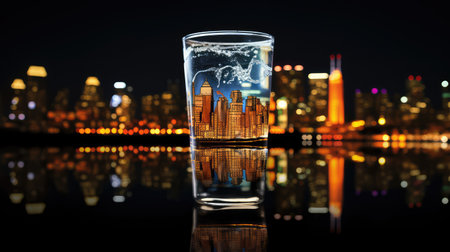 silhouette beer glass outlineの素材