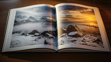 photography coffee table bookの素材