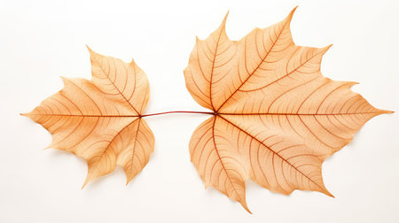 details fall leaves line drawingの素材