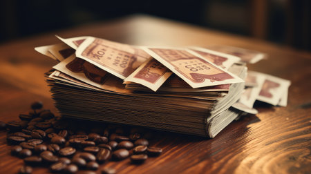 savings coffee couponの素材