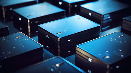 cloud data storage backgroundの素材