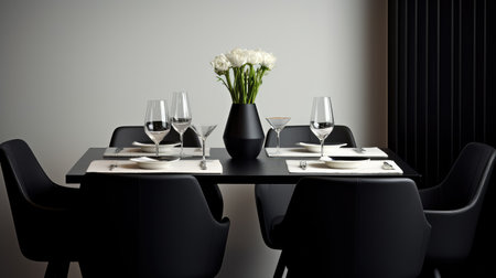 minimalist restuarant tableの素材