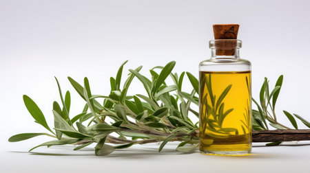 oil tea tree on whiteの素材
