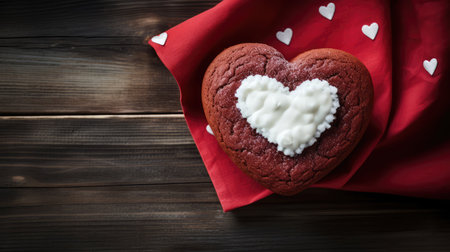 valentine red heart likeの素材