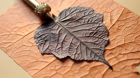 nature leaf stampの素材