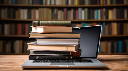 library online bookの素材