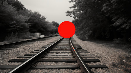 invalidation red circle line throughの素材