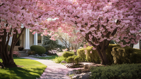 beauty residential treesの素材