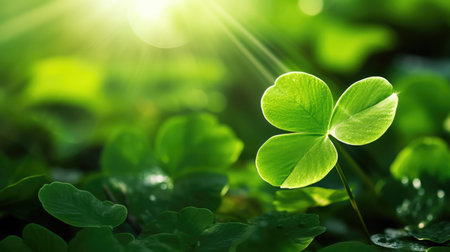 heshaped green cloverの素材
