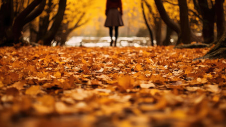 foliage leaf fallの素材