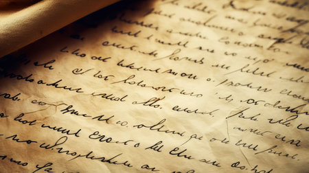 vintage handwriting textureの素材