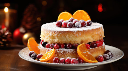 festive christmas orange backgroundの素材