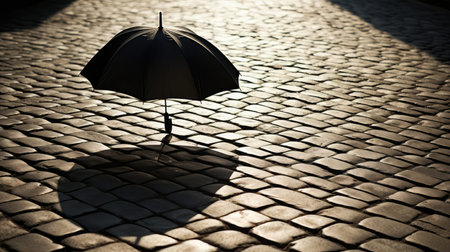 street black umbrellaの素材