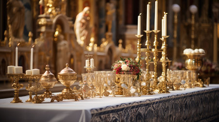 eucharist communion tableの素材
