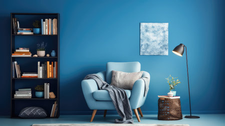 nook blue painted wallの素材