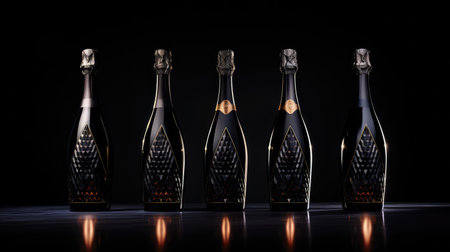 stylish black bottlesの素材