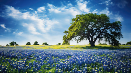 field blue photo backgroundの素材