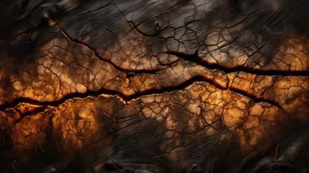 burning cracks fireの素材