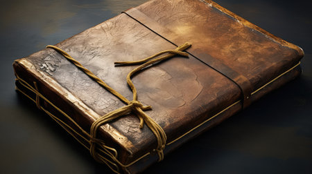 rustic blank book templateの素材