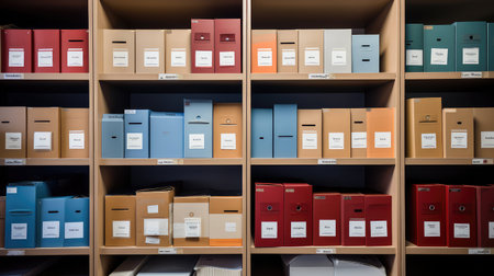 archive bankers boxesの素材