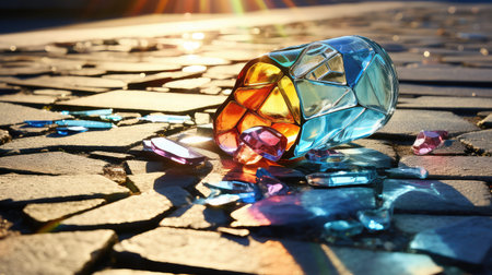 sunlight broken glassの素材