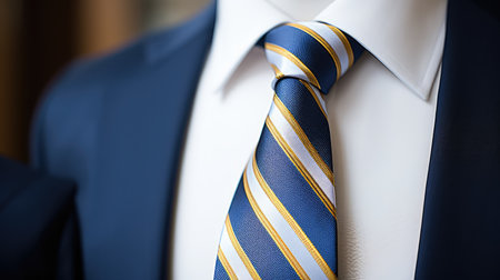 style blue and gold stripesの素材