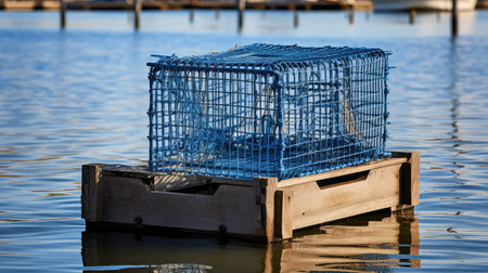 mesh blue crab trapの素材