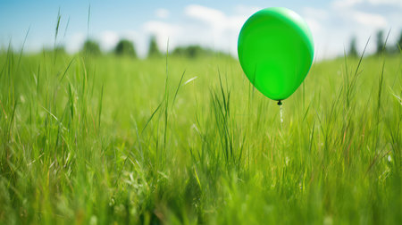 grass green balloonの素材