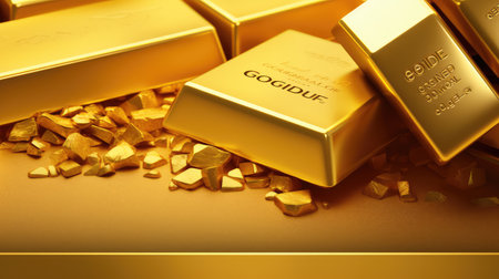 vibrant gold website bannerの素材