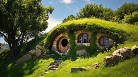 grassy house to smallの素材